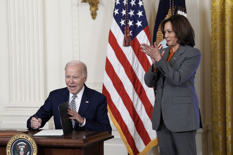 President Joe Biden will host a reception today celebrating the accomplishments of women. Vice President Kamala Harris will also attend.
