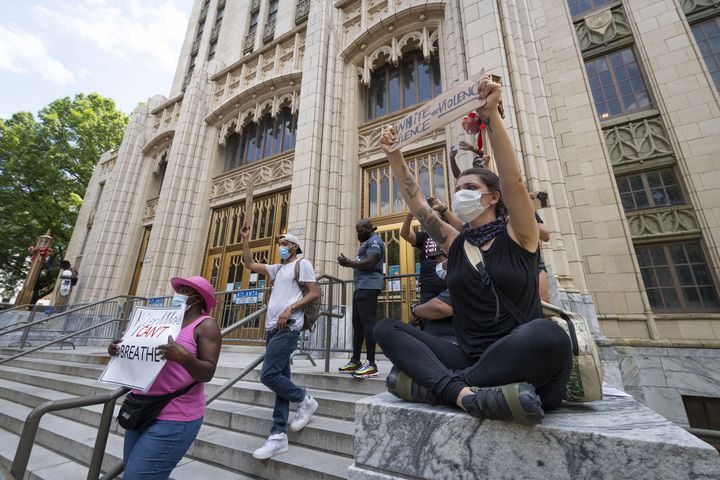 PHOTOS: Fourth day of protests in downtown Atlanta