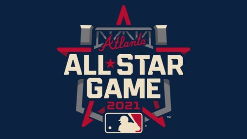 The logo for the 2021MLB All-Star game at Truist Park