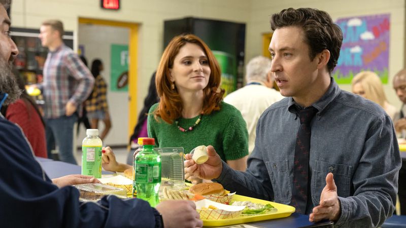 Stephanie Koenig and Brian Jordan Alvarez are teachers in FX's "English Teacher," which was shot in metro Atlanta but is set in Austin, Texas. FX