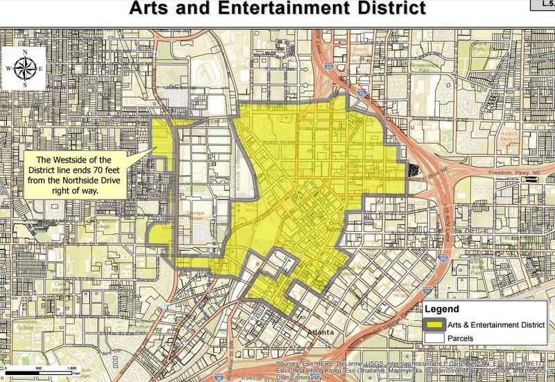 The Atlanta Arts and Entertainment District