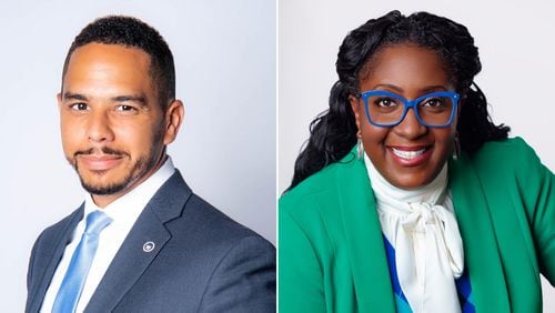 Candidates Jaha Howard, left, and Taniesha Whorton are in the Democratic runoff for the Cobb Commission District 2 seat. (Contributed)