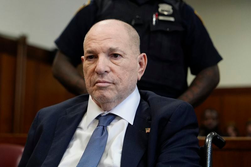 FILE - Harvey Weinstein appears in Manhattan Criminal Court, May 29, 2024, in New York. (AP Photo/Julia Nikhinson, Pool, File)