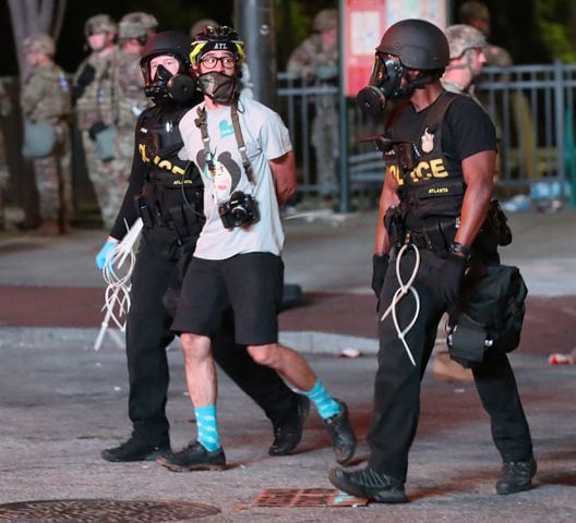 PHOTOS: Fourth day of protests in downtown Atlanta