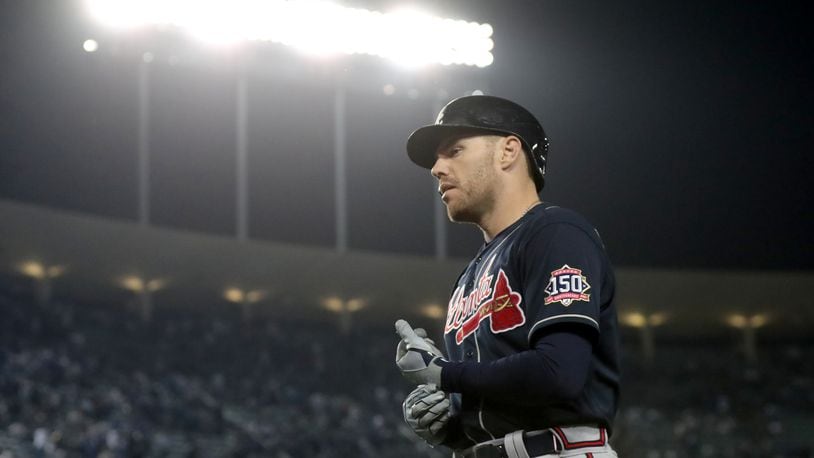 Photos: Freddie Freeman goes deep; Braves lose to Dodgers