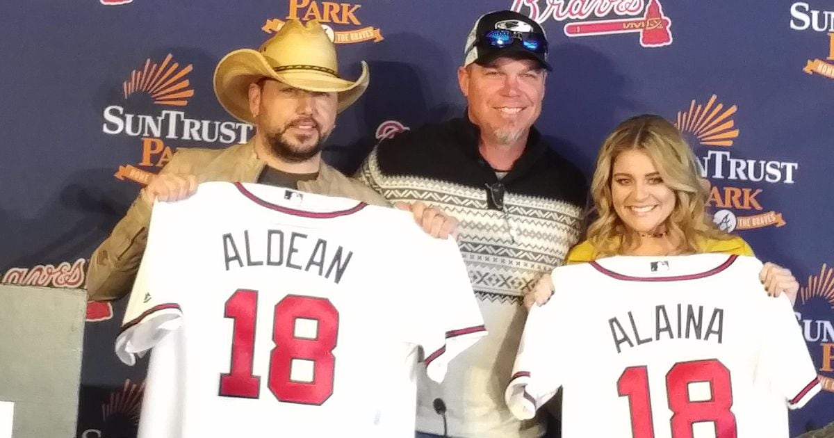 Jason Aldean Joined The Atlanta Braves' On-Field World Series