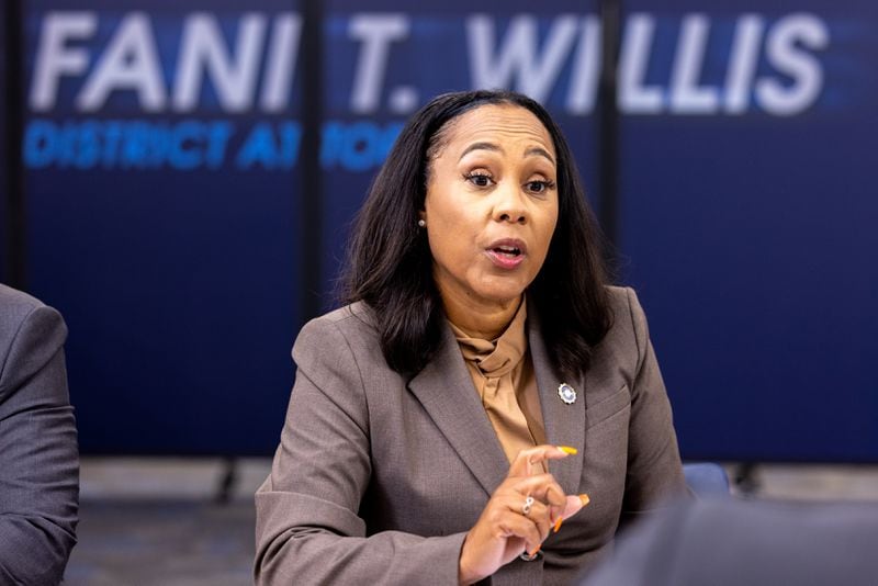 Fulton County District Attorney Fani Willis is the target of a Republican campaign ad. 