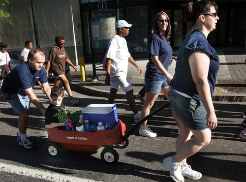 Atlantans walk in annual March for Dimes events