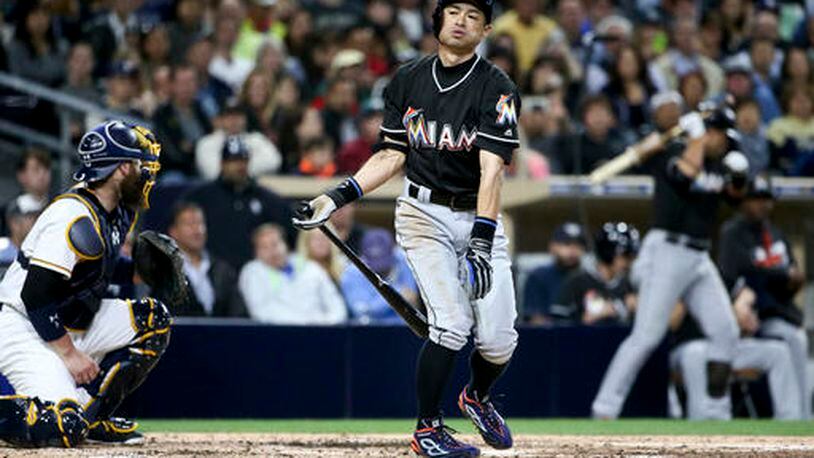 Miami Marlins: Ichiro Suzuki pitches eighth inning - Sports