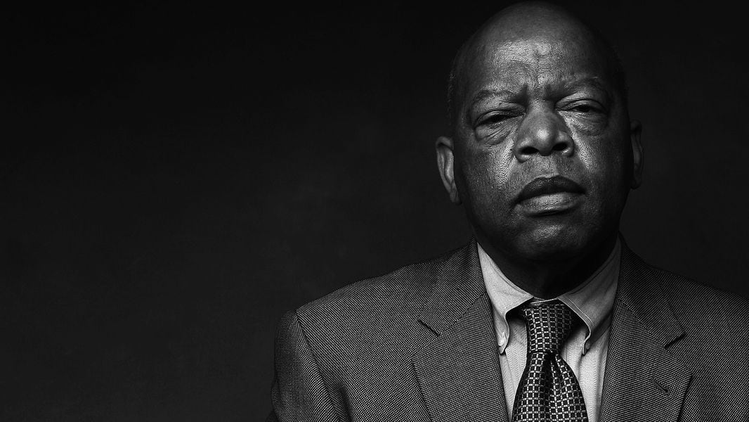 080330 ATLANTA: Rep. John Lewis in a portrait session at his Equitable Building office in a photo studio for the project in honor of the commemoration of the 40th Anniversary of Dr. King's assassination. Sunday, March 30, 2008. Pouya Dianat / AJC