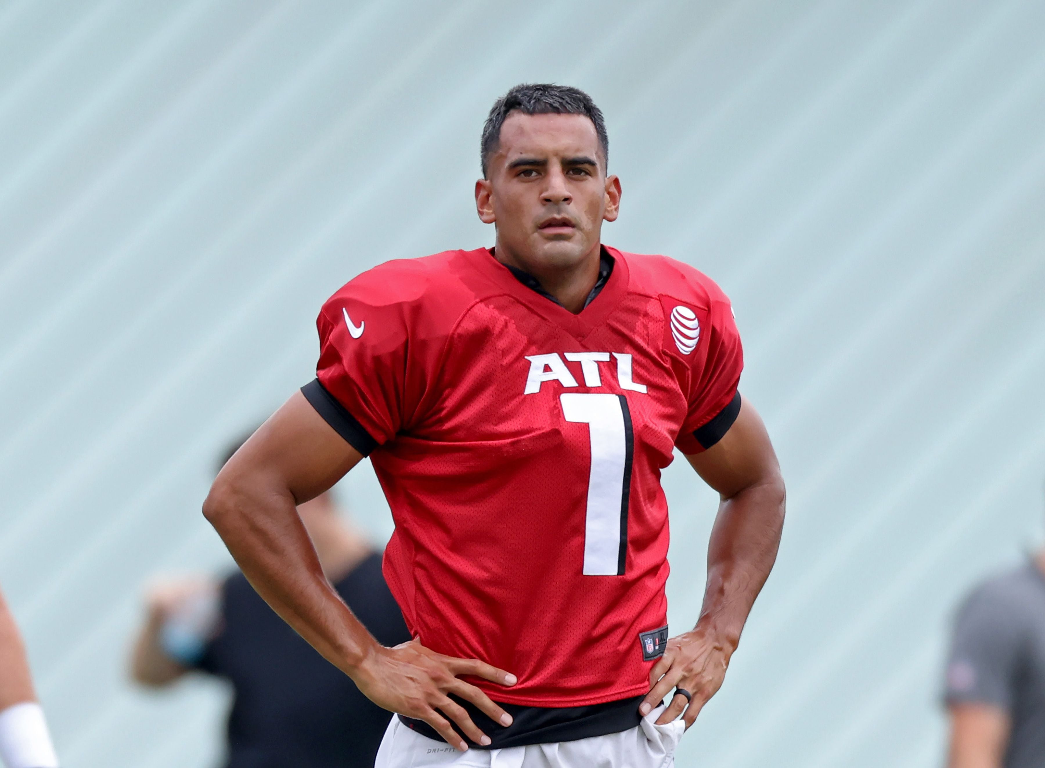 Falcons' Marcus Mariota: 'I'm very comfortable with where I'm at'