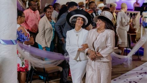 Pride And Prejudice: Atlanta (L to R) Victoria Rowell and Jackée Harry star in Pride & Prejudice: Atlanta premiering on Saturday, June 1stat 8pm ET/PT.