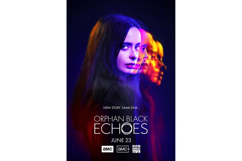 This image released by AMC+ shows promotional art for "Orphan Black: Echoes." (AMC+ via AP)
