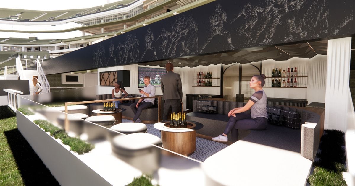 Mercedes-Benz Stadium will add on-field terraces for Falcons