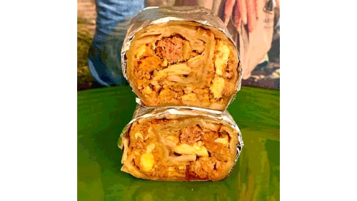 A burrito from the menu of Poco Loco. / Contributed by Poco Loco