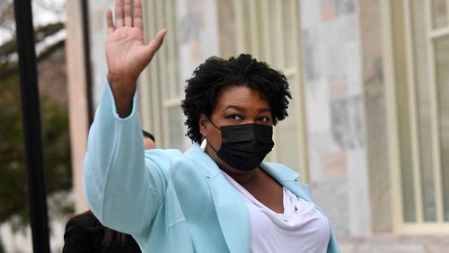 Voting rights activist Stacey Abrams has cut a video endorsing Clayton County Commission candidate Alaina Reaves in Tuesday's runoff election. (Eric Baradat/AFP via Getty Images/TNS)