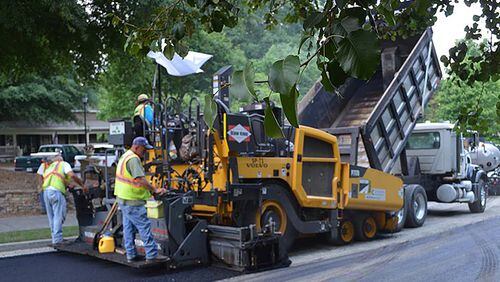 Johns Creek Public Works this year resurfaced 34.1 miles of streets in 26 subdivisions. CITY OF JOHNS CREEK