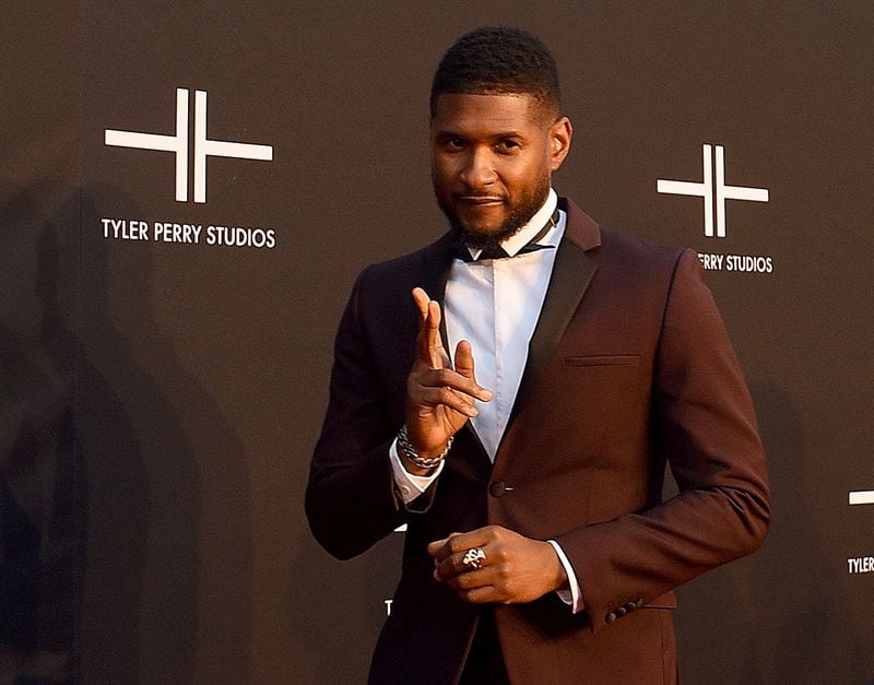 October 5, 2019 Atlanta -  Atlanta native and music superstar User walked the red carpet for the opening of Tyler Perry Studios Saturday, October 5, 2019 in Atlanta. Perry acquired the property of Fort McPherson to build a movie studio on 330 acres of land. (Ryon Horne / Ryon.Horne@ajc.com)
