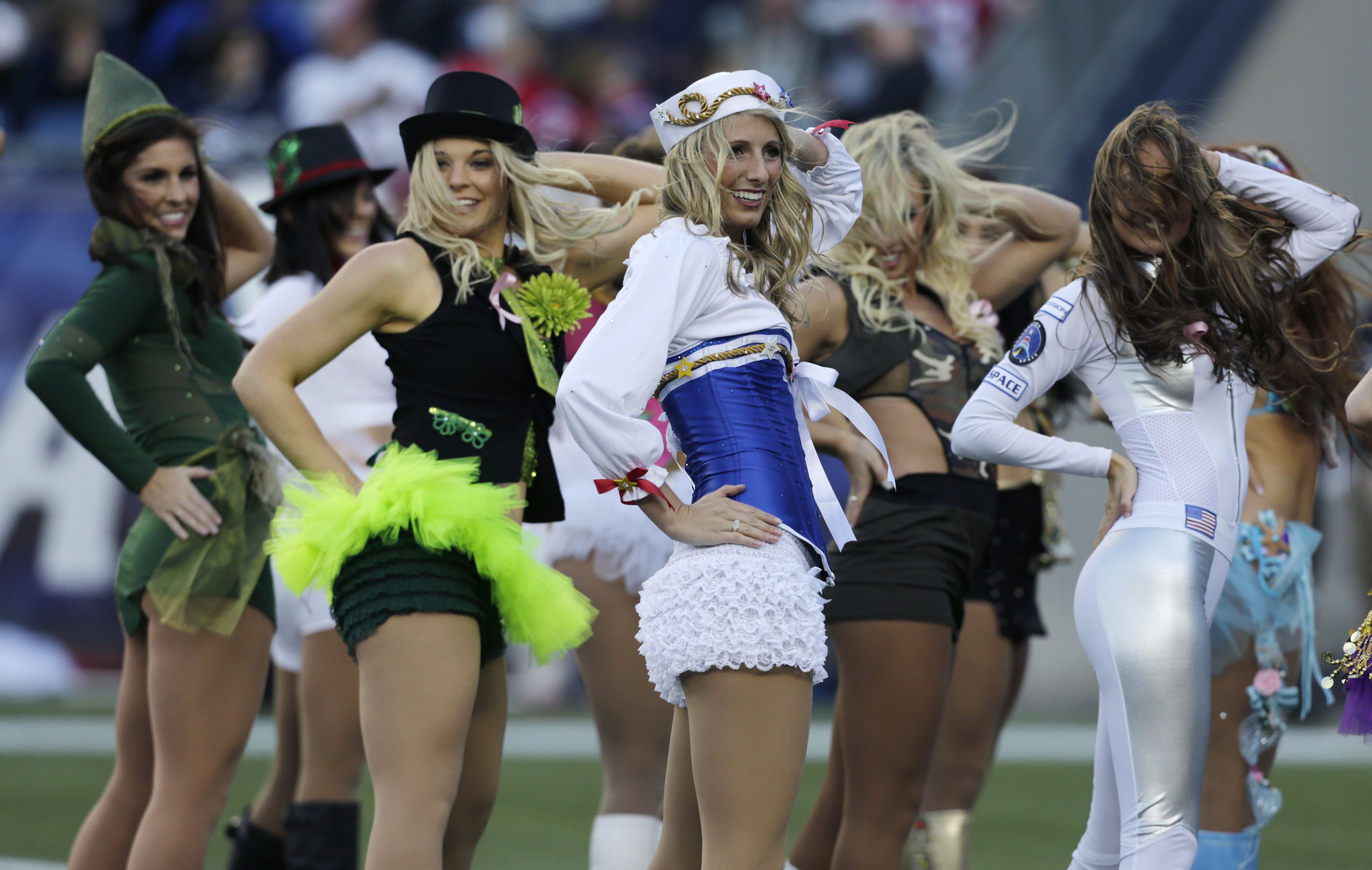 Happy Halloween from your NFL cheerleaders