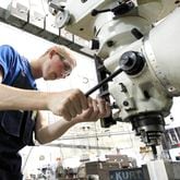 The author of a new book on rethinking the straight-to-college path says more high schools ought to offer apprenticeships that allow students to experience different kinds of work and workplaces to see what interests them. Here, an Ohio high school senior works as an apprentice for Dysinger Inc. in Dayton, Ohio. (Ty Greenlees / file photo)