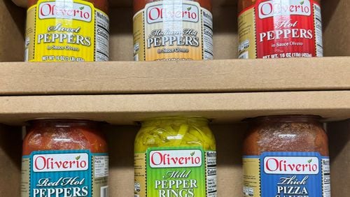 Pickled peppers. (Courtesy of Oliverio Italian Style Peppers)