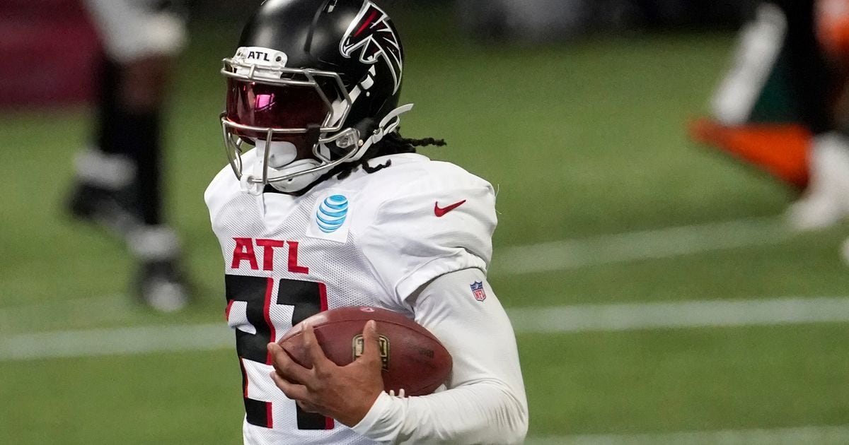 Falcons RB Todd Gurley (knee) is OUT Sunday vs #Raiders. 