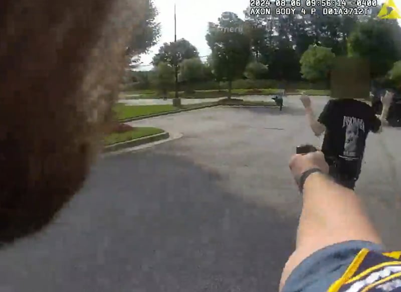 Bodycam footage of the pursuit was released Thursday by Gwinnett County police. 