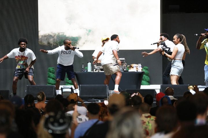 LaRussel D performs at T-Pain's Mansion in Wiscansin Party tour to Lakewood Amphitheatre on Saturday, June 29, 2024. The Openers were LaRussel, NandoSTL and Young Cash.
Robb Cohen for the Atlanta Journal-Constitution