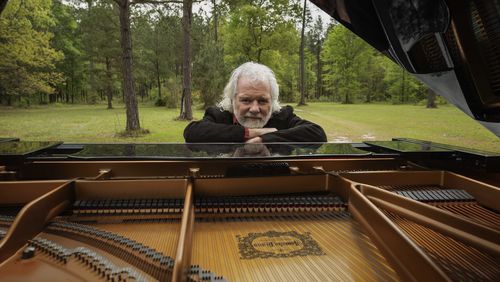 Chuck Leavell at his Charlane Woodlands & Preserve in Dry Branch.
Courtesy of Allen Farst