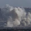 Smoke rises following an Israeli bombardment in southern Lebanon as seen from northern Israel, Friday, Oct. 4, 2024. (AP Photo/Baz Ratner)