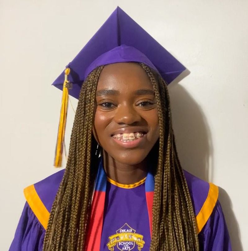 Danielle Beaucejour is valedictorian at DeKalb School of the Arts in DeKalb County. (Courtesy photo)