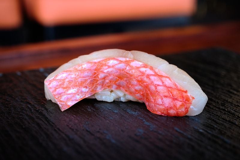 Omakase Table usually offers 10-12 nigiri as part of the sushi omakase menu. Courtesy of Omakase Table/Brandon Amato 