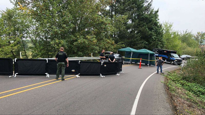Pictured is the location near Dayton, Oregon, where Meighan Cordie was found dead Aug. 23, 2018. Cordie, 27, of Salem, went missing Aug. 18, 2018, after tumbling from her mother's moving vehicle as they drove home from  a wedding. Though her death was ruled accidental, her mother, Jennifer Weathers, 50, pleaded guilty Tuesday, Feb. 5, 2019, to driving under the influence of intoxicants when her daughter died.