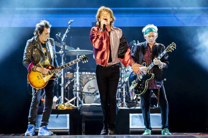 Atlanta, GA: The Rolling Stones play for crazed fans singing along to every word at Mercedes Benz Stadium on the Hackney Diamonds Tour. Photo taken Friday June 7, 2024. 060924 aajc rolling stones review (RYAN FLEISHER FOR THE ATLANTA JOURNAL-CONSTITUTION)