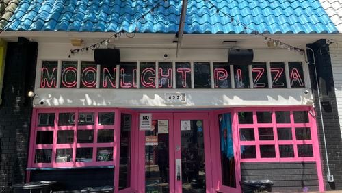 The Moonlight Pizza in Little Five Points is located where Fellini’s Pizza was back in 1982. Courtesy of Moonlight Pizza