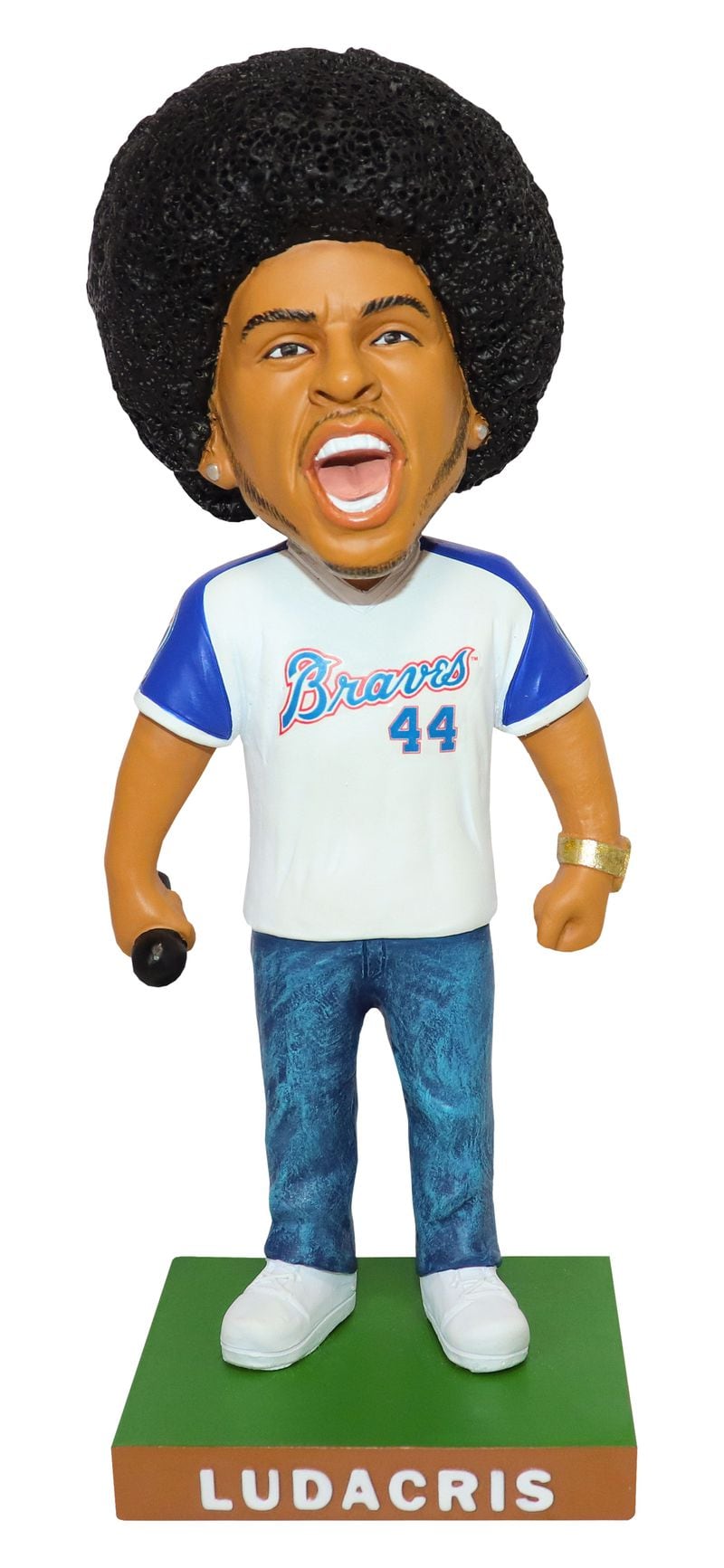 The first 15,000 fans through that gates at the Braves' Sept. 4 game against the Rockies will receive a Ludacis bobblehead.