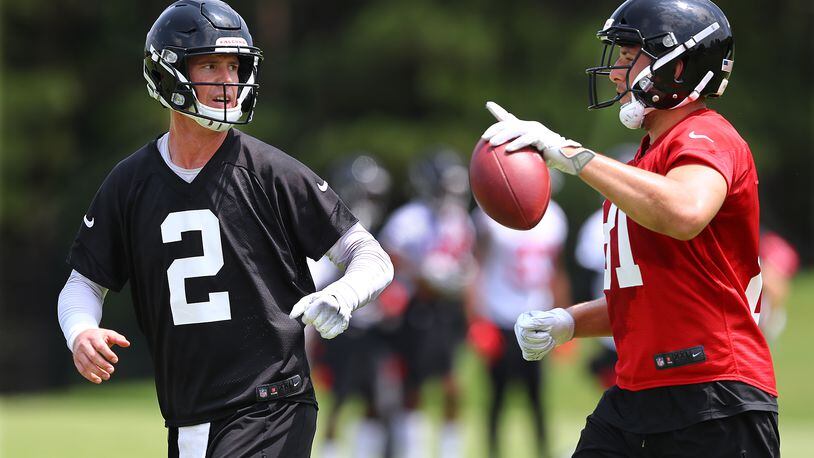 Austin Hooper reminds Matt Ryan of Tony Gonzalez - The Falcoholic