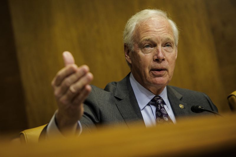 U.S. Sen. Ron Johnson, R-Wis., this week objected to a package of amendments in the government spending bills. (Samuel Corum/New York Times)
                      