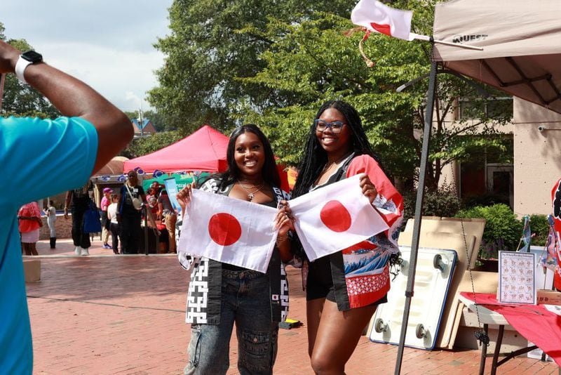 Students attend The King Center's Beloved Community International Expo on Saturday, Sept. 9, 2023 in Atlanta, Georgia.