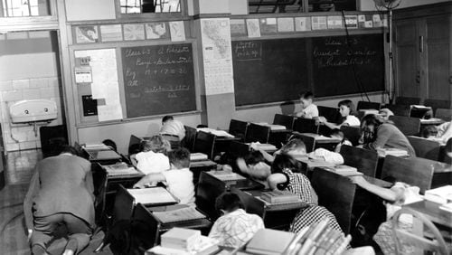 A UGA professor says he was one of those kids in the grainy black-and-white “duck and cover” films, hiding under his school desk to secure his safety from an atomic bomb blast.