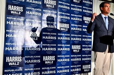 Geoff Duncan, a former lieutenant governor of Georgia, speaks on Sept. 24 at the Republicans for Harris event in Lancaster County, Pennsylvania. (Tom Gralish/The Philadelphia Inquirer/TNS)