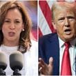 Polls show that the presidential race in Georgia between Democrat Kamala Harris and Republican Donald Trump is a toss-up, but gambling sites give Trump an edge. (AP Photo/Charles Rex Arbogast)