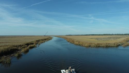 The Army Corps of Engineers has blocked off man-made cuts through Georgia's coastal salt marsh, restoring the natural flow of water.