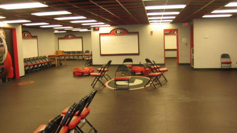 AT&T Park visitors' locker room, Visitors' locker room at A…