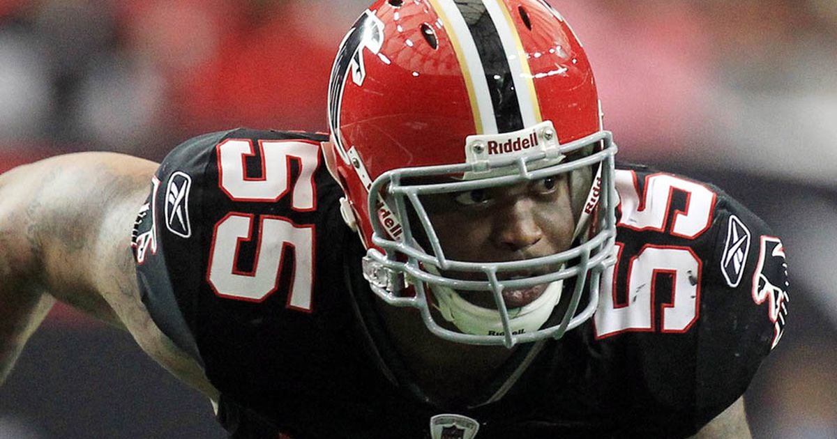 falcons red helmet black jersey