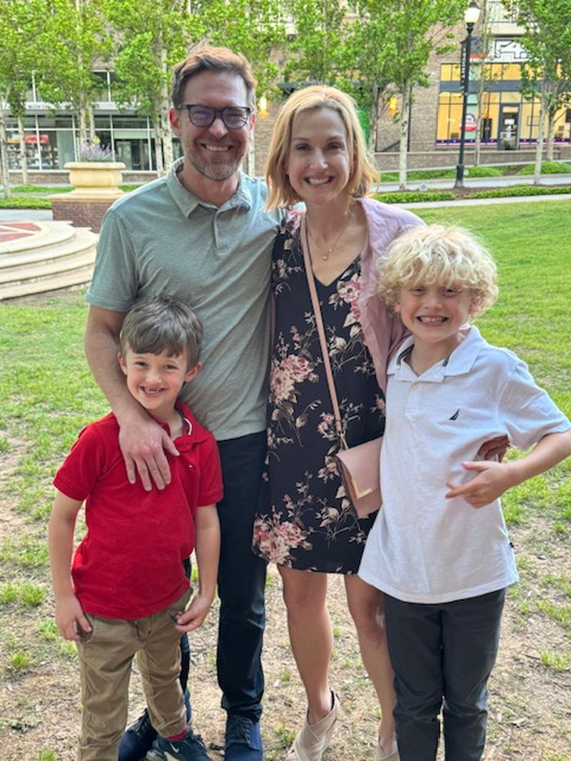 Matthew and Elizabeth Ames pulled together to battle her cancer diagnosis. They wanted to stay strong for their young children, Isaac and Eli. (Contributed)