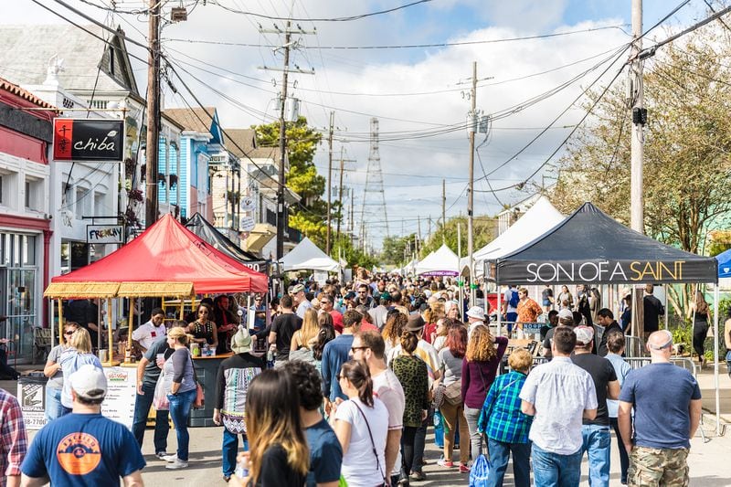 Celebrate the po-boy and revitalized Uptown Carrollton neighborhood at the Oak Street Po-Boy Festival in New Orleans. 
(Courtesy of Zack Smith)