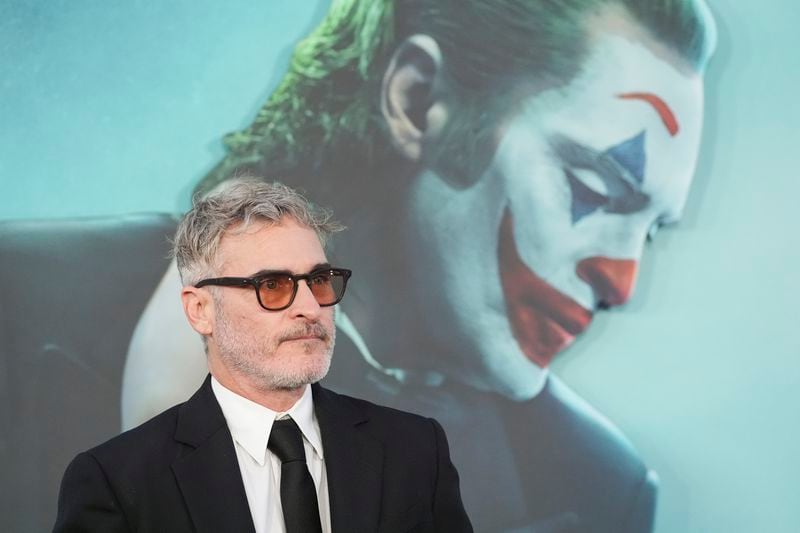 Joaquin Phoenix arrives at the premiere of "Joker: Folie a Deux" on Monday, Sept. 30, 2024, at TCL Chinese Theatre in Los Angeles. (Photo by Jordan Strauss/Invision/AP)