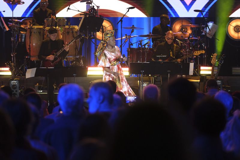 Angélique Kidjo, who has cross-pollinated the West African traditions of her childhood in Benin with elements of American R&B, funk and jazz (among other styles), performed at “Jimmy Carter 100: A Celebration in Song.”