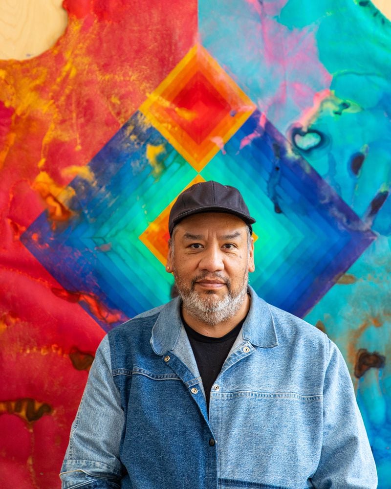 Native American artist Jeffrey Gibson will be featured at the Zuckerman Museum of Art this fall.
(Courtesy of Zuckerman Museum of Art / Brian Bartow)